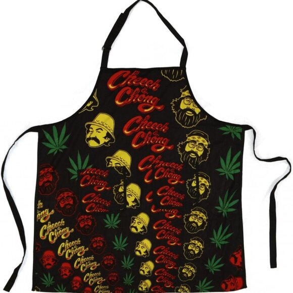 Cheech & Chong 3D Rasta Apron ~ Officially Licensed ~ 100% Cotton ~ Brand New! - Picture 1 of 2